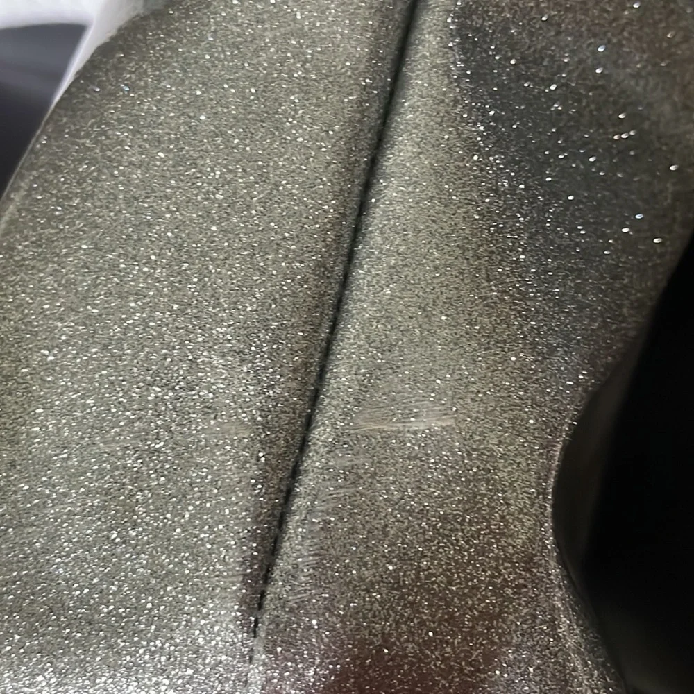*SOLD* Kate Spade Silver Glitter Tote - Picture 10 of 11